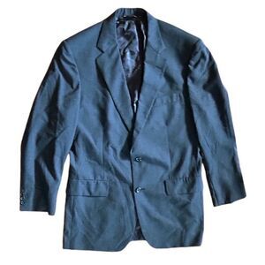Brooks Brothers Wool Sport Coat Jacket Blazer Grey Union Made USA 41 L